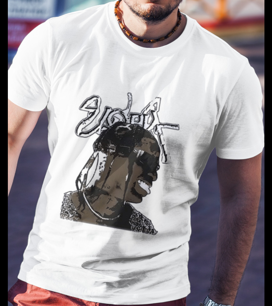 T Scott Utopia Cactus Jack Smiling T-Shirt