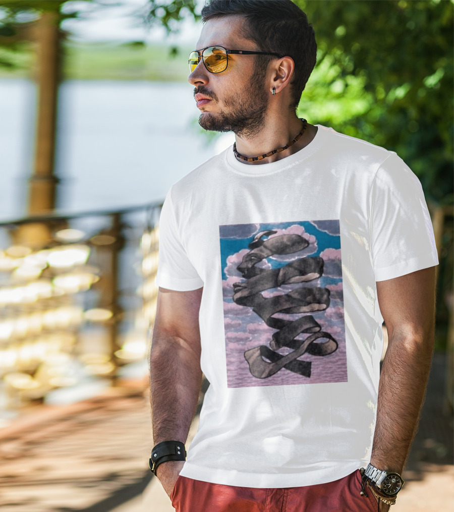 Tom Holland MC Escher Infinite Mobius Strip Optical Illusion T-Shirt