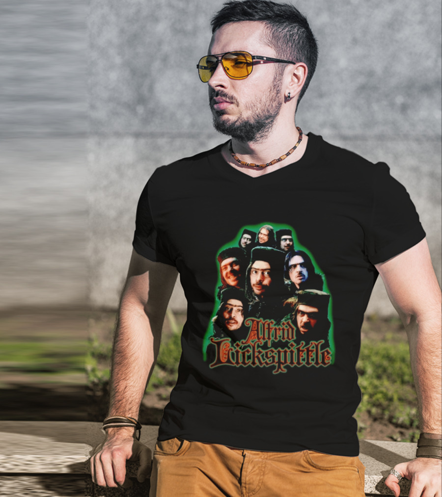 Alfrid Lickspittle Middle Earth The Hobbit Character Montage T-Shirt