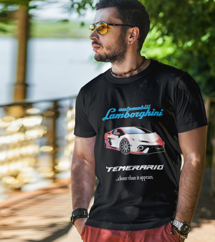 Automobili Lamborghini Temerario Closer Than It Appears Car T-Shirt