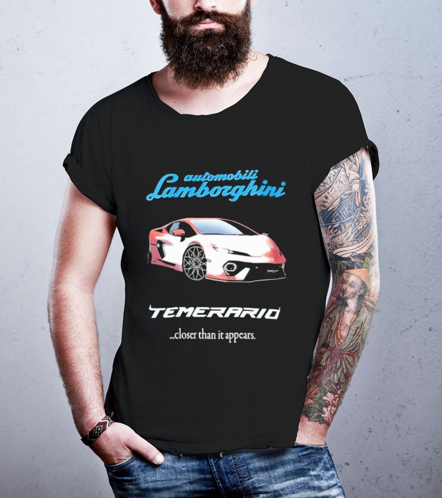 Automobili Lamborghini Temerario Closer Than It Appears Car T-Shirt