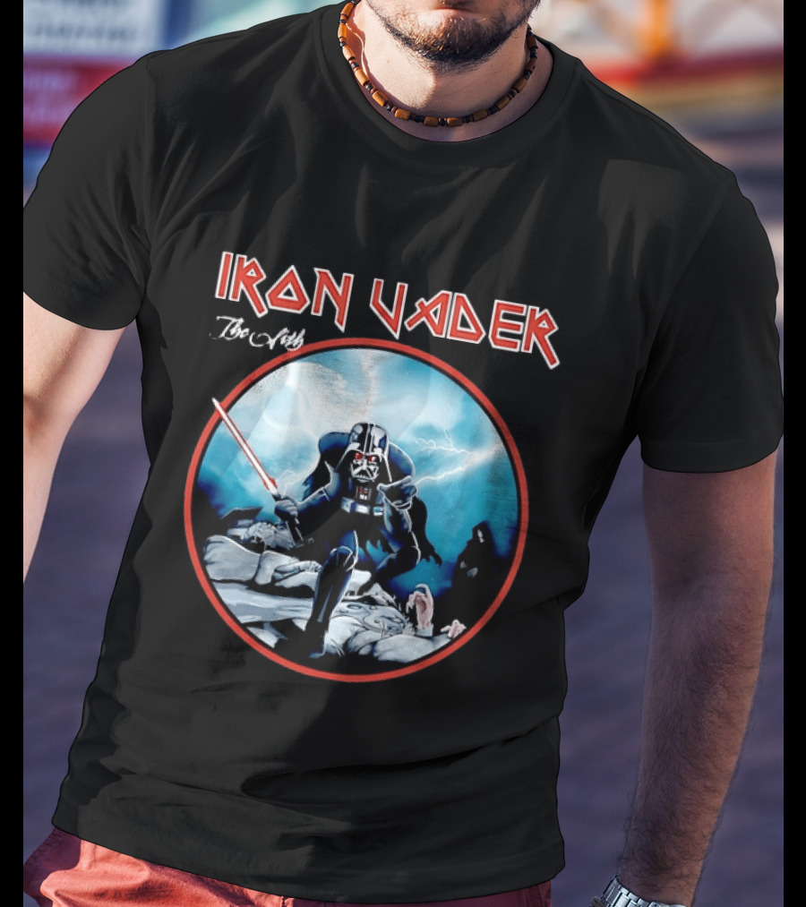 Iron Vader The Sith Star Wars Heavy Metal Darth Vader Comic T-Shirt