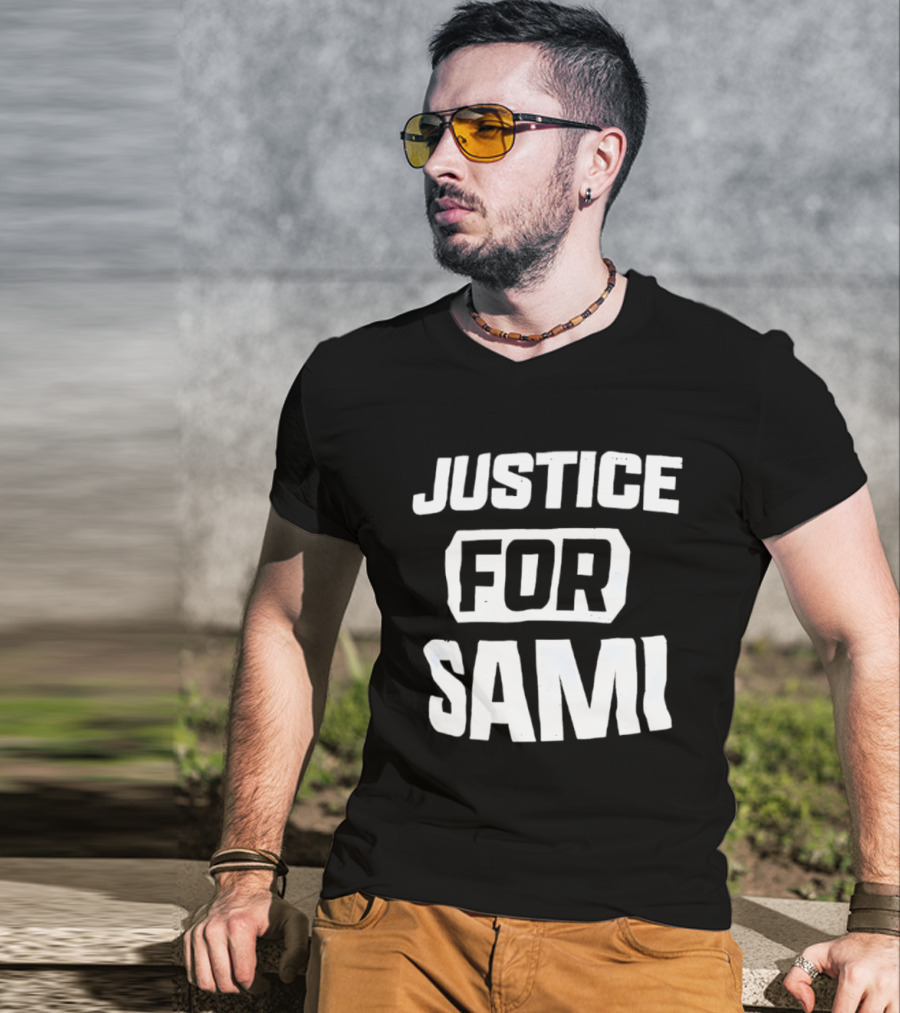 Justice For Sami Advocacy Support Awareness Movement T-Shirt
