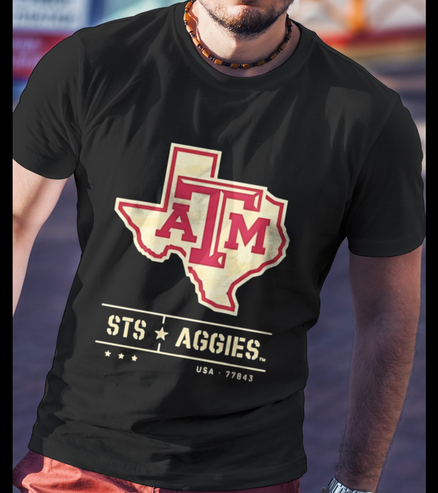 Texas A&M ATM STS Aggies USA 77843 T-Shirt