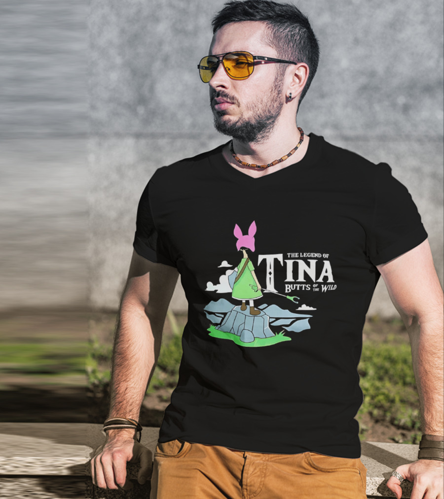 The Legend Of Tina Butts Of The Wild Adventure T-Shirt