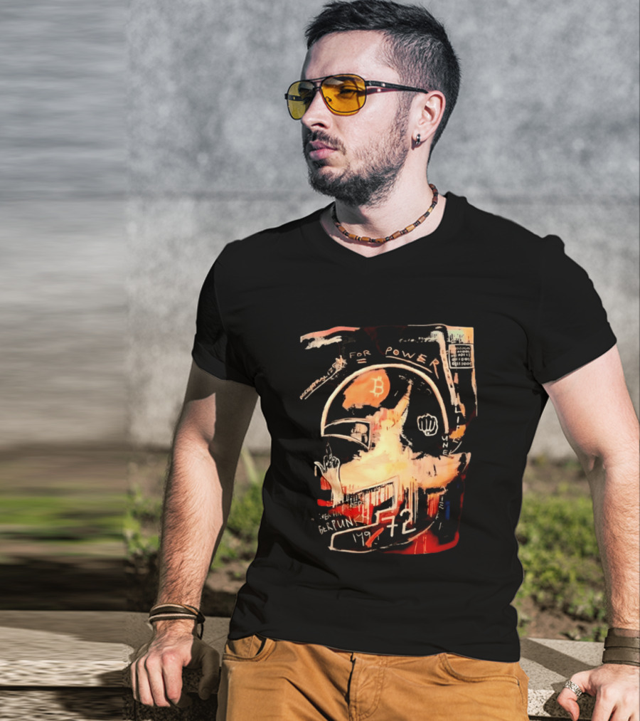 Decentralize For Power 1990 Cyberpunks What Ever Happened To 72 Bitcoin Revolution T-Shirt