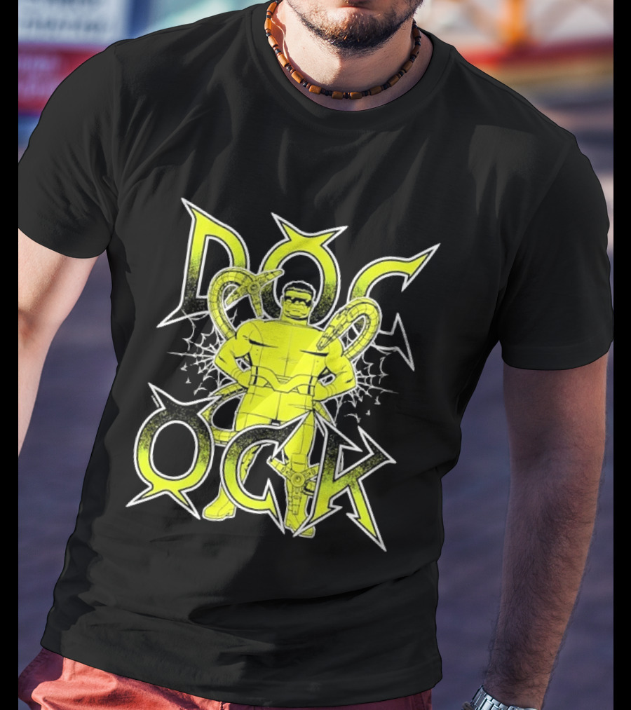 Doc Ock Marvel Doctor Octopus Iconic Character With Tentacles And Webs T-Shirt