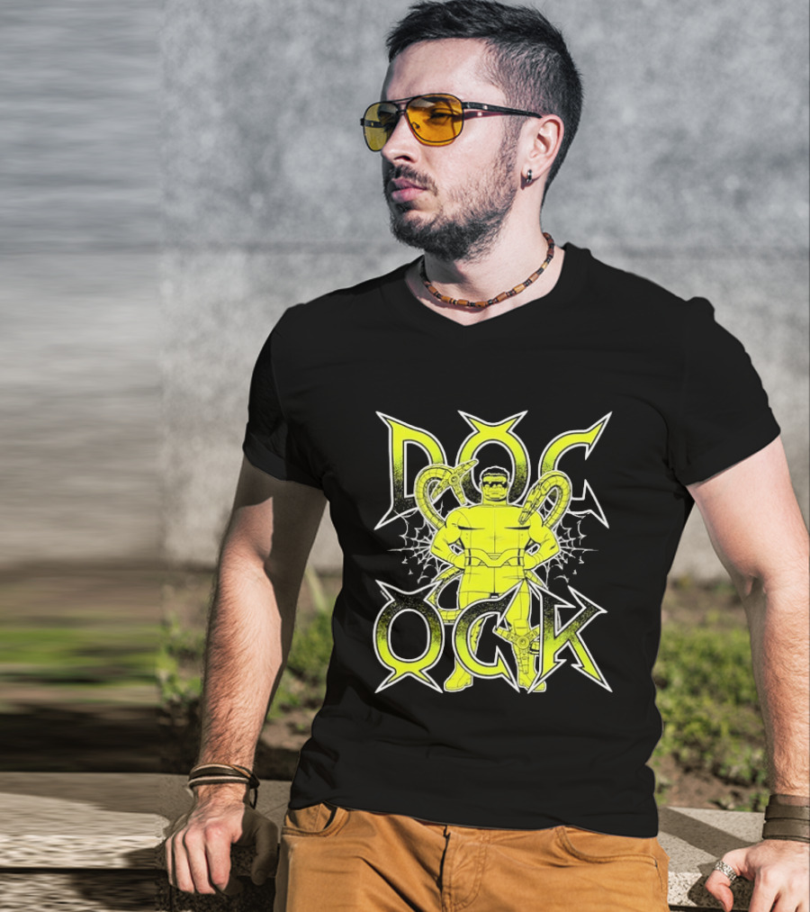 Doc Ock Marvel Doctor Octopus Iconic Character With Tentacles And Webs T-Shirt