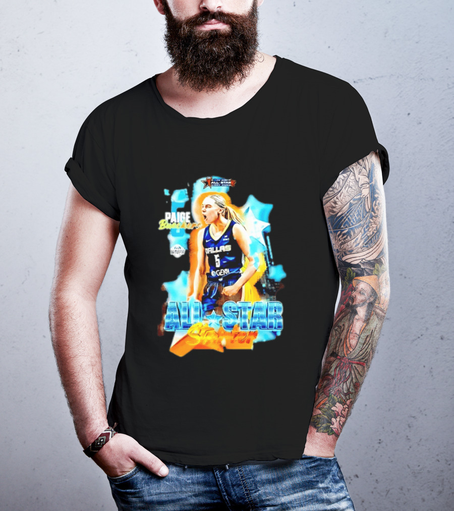 Paige Bueckers Dallas Wings All Star Starter 2025 WNBPA T-Shirt