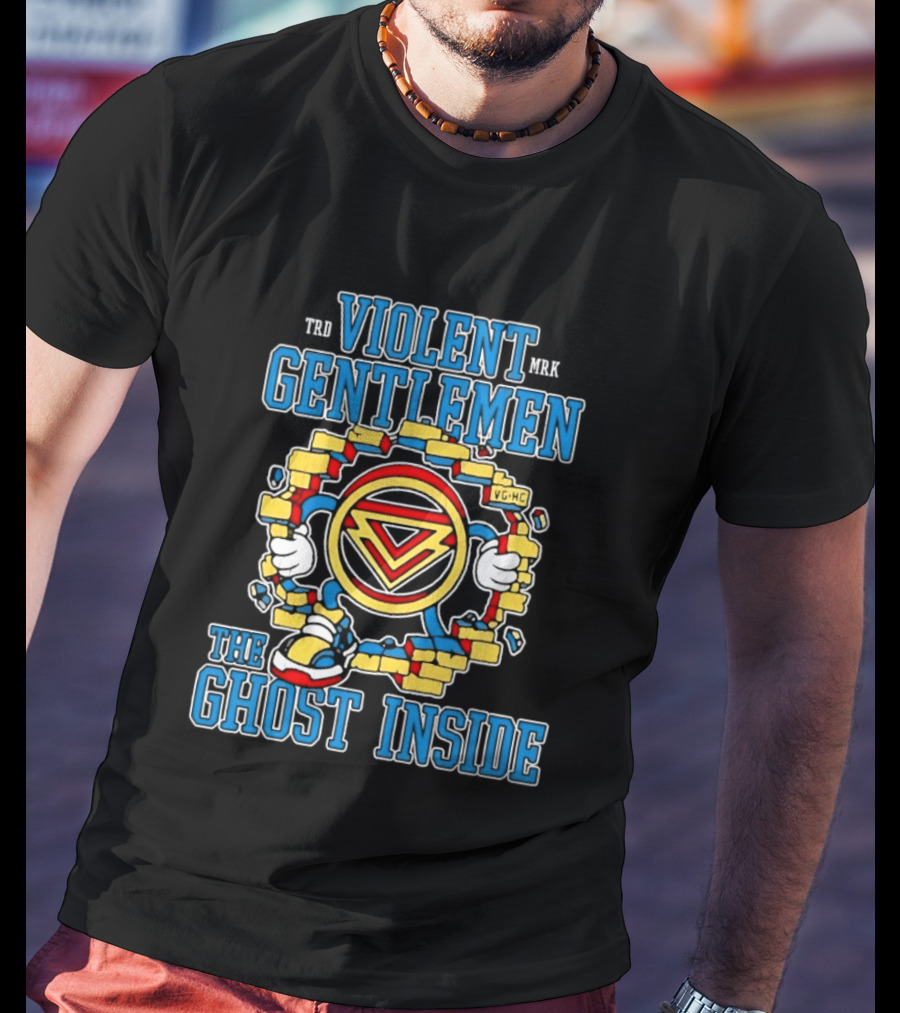 Violent Gentlemen The Ghost Inside Sonic Breaking Brick Wall T-Shirt