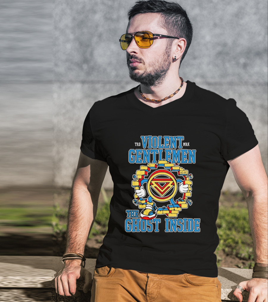 Violent Gentlemen The Ghost Inside Sonic Breaking Brick Wall T-Shirt