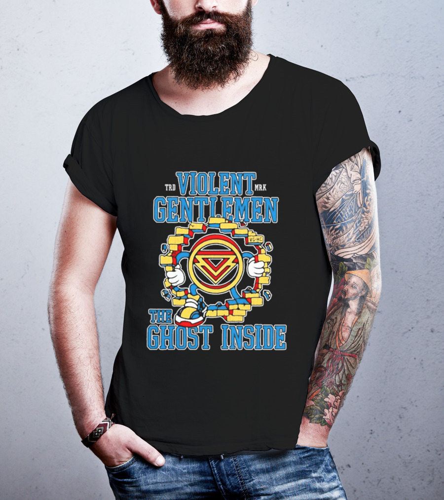 Violent Gentlemen The Ghost Inside Sonic Breaking Brick Wall T-Shirt