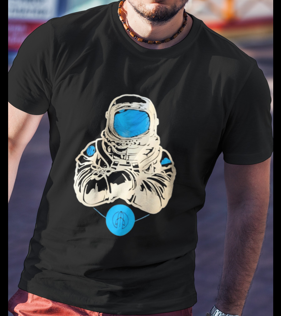 WordPress Astronaut Space Explorer Developer Iconic Space Suit Drawing T-Shirt