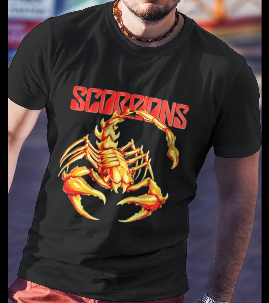 Scorpions Band Heavy Metal Hard Rock Iconic Scorpion Visual T-Shirt