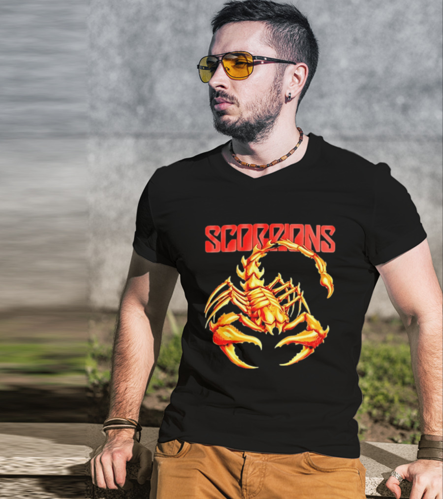 Scorpions Band Heavy Metal Hard Rock Iconic Scorpion Visual T-Shirt