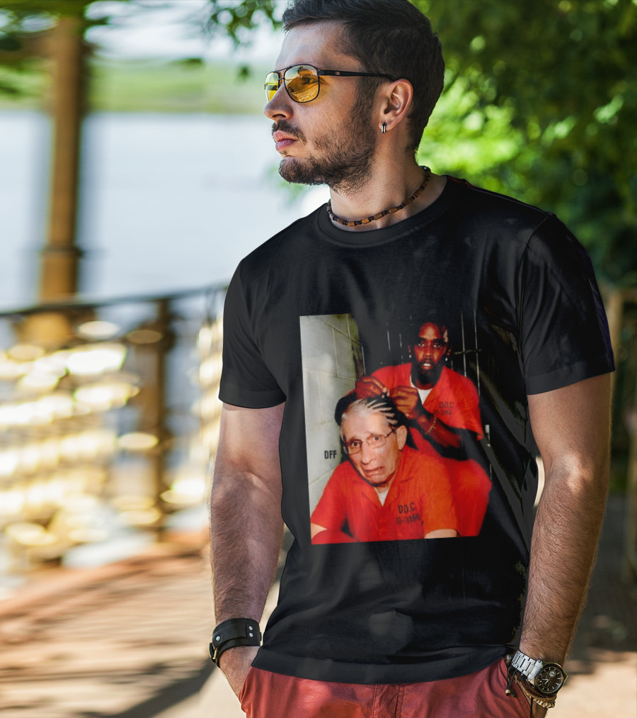 Sean Diddy Combs Braiding Anthony Fauci Hair D.O.C Meme T-Shirt