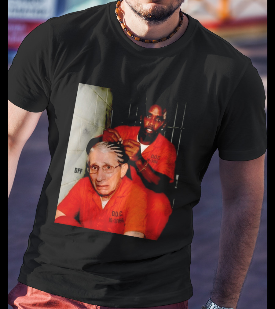 Sean Diddy Combs Braiding Anthony Fauci Hair D.O.C Meme T-Shirt