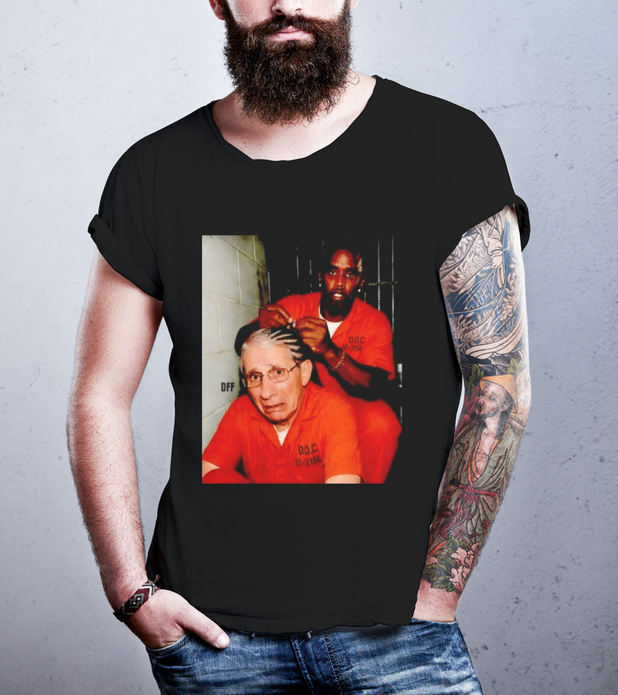 Sean Diddy Combs Braiding Anthony Fauci Hair D.O.C Meme T-Shirt