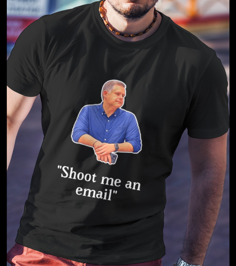Shoot Me An Email Casual Corporate Office Humor T-Shirt