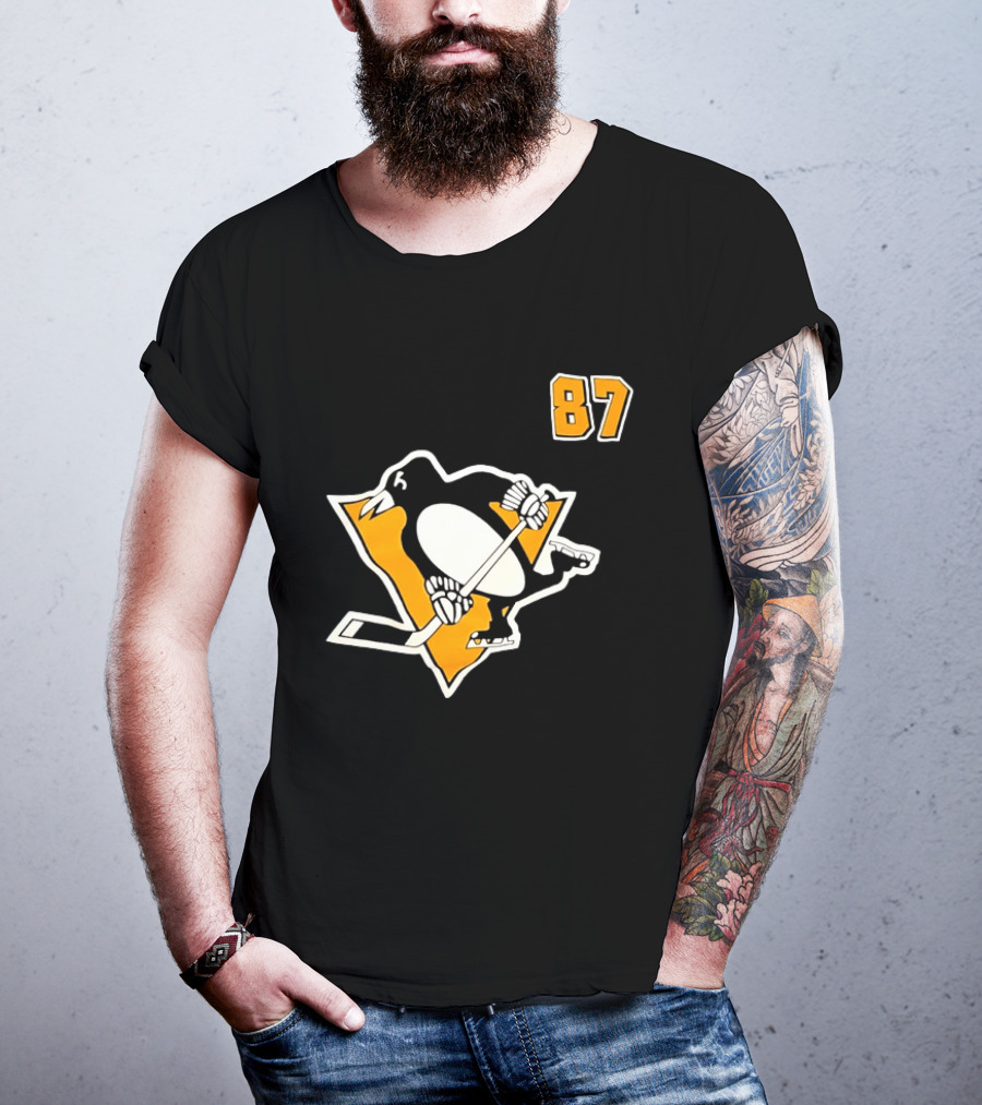 Sidney Crosby 87 Pittsburgh Penguins NHL Player T-Shirt