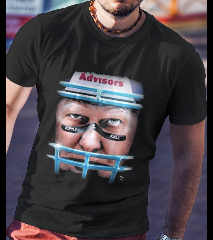 Advisors Stu Helmet Ready 2 Roll Football T-Shirt