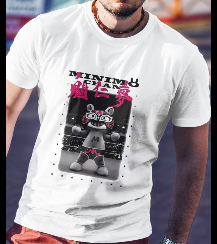Minimo Chan Lucha Libre Japanese Wrestling T-Shirt
