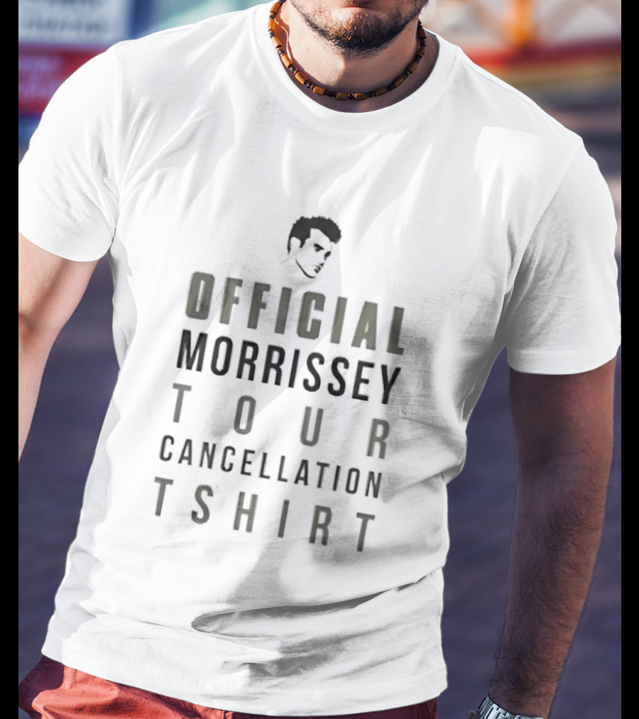 Morrissey Official Tour Cancellation T T-Shirt