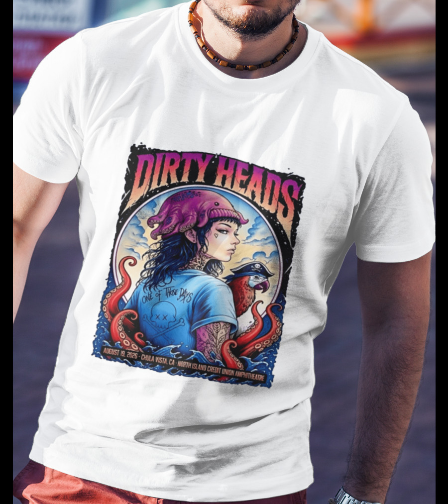 Dirty Heads One Of Those Days Tour 2026 Chula Vista Concert T-Shirt