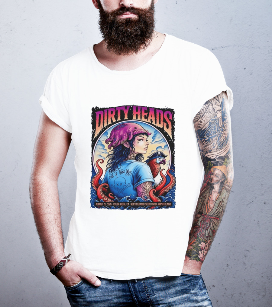 Dirty Heads One Of Those Days Tour 2026 Chula Vista Concert T-Shirt