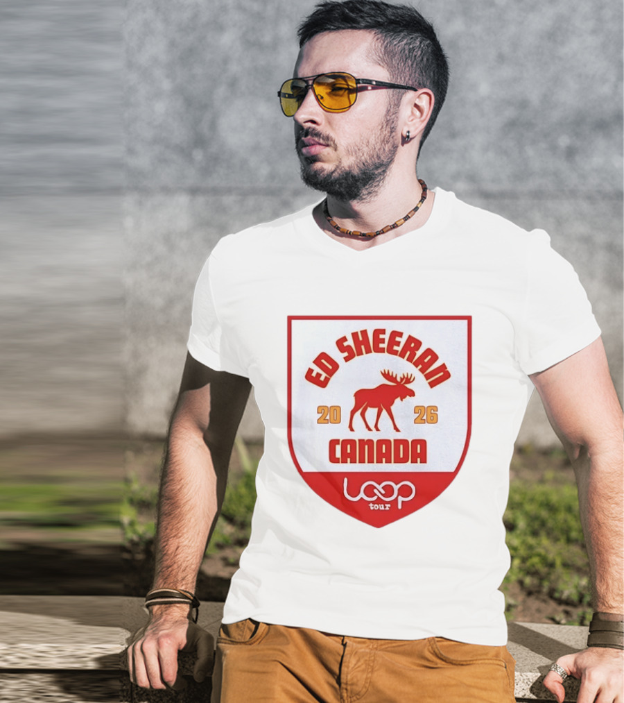 Ed Sheeran 2026 Canada Loop Tour Concert T-Shirt