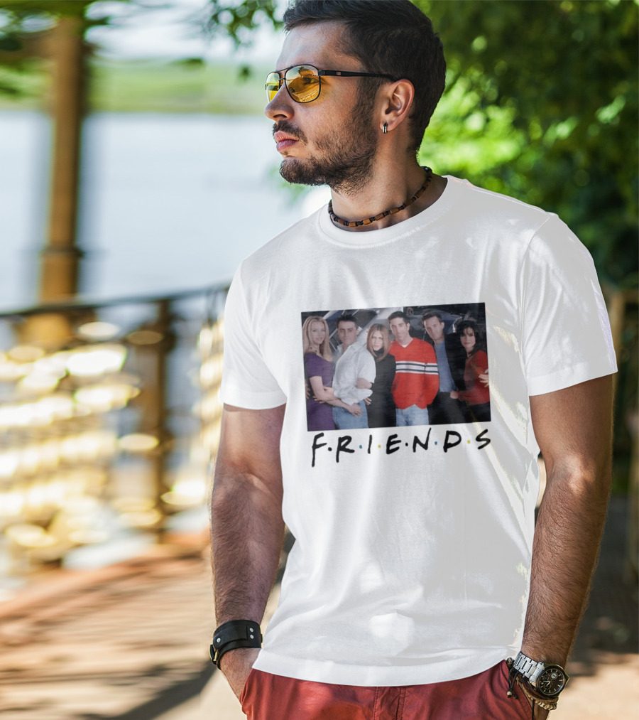 Friends Cast Group 90s Sitcom Rachel Green T-Shirt