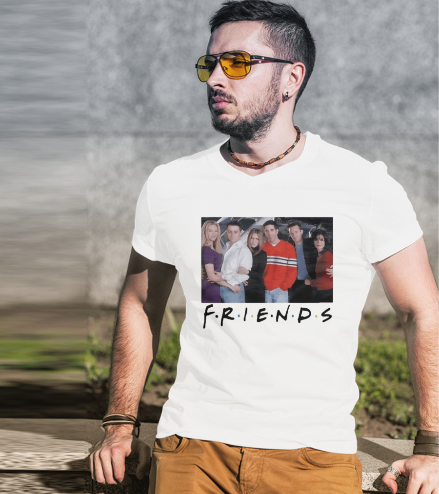 Friends Cast Group 90s Sitcom Rachel Green T-Shirt
