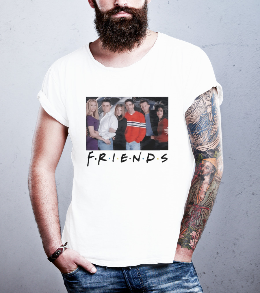 Friends Cast Group 90s Sitcom Rachel Green T-Shirt