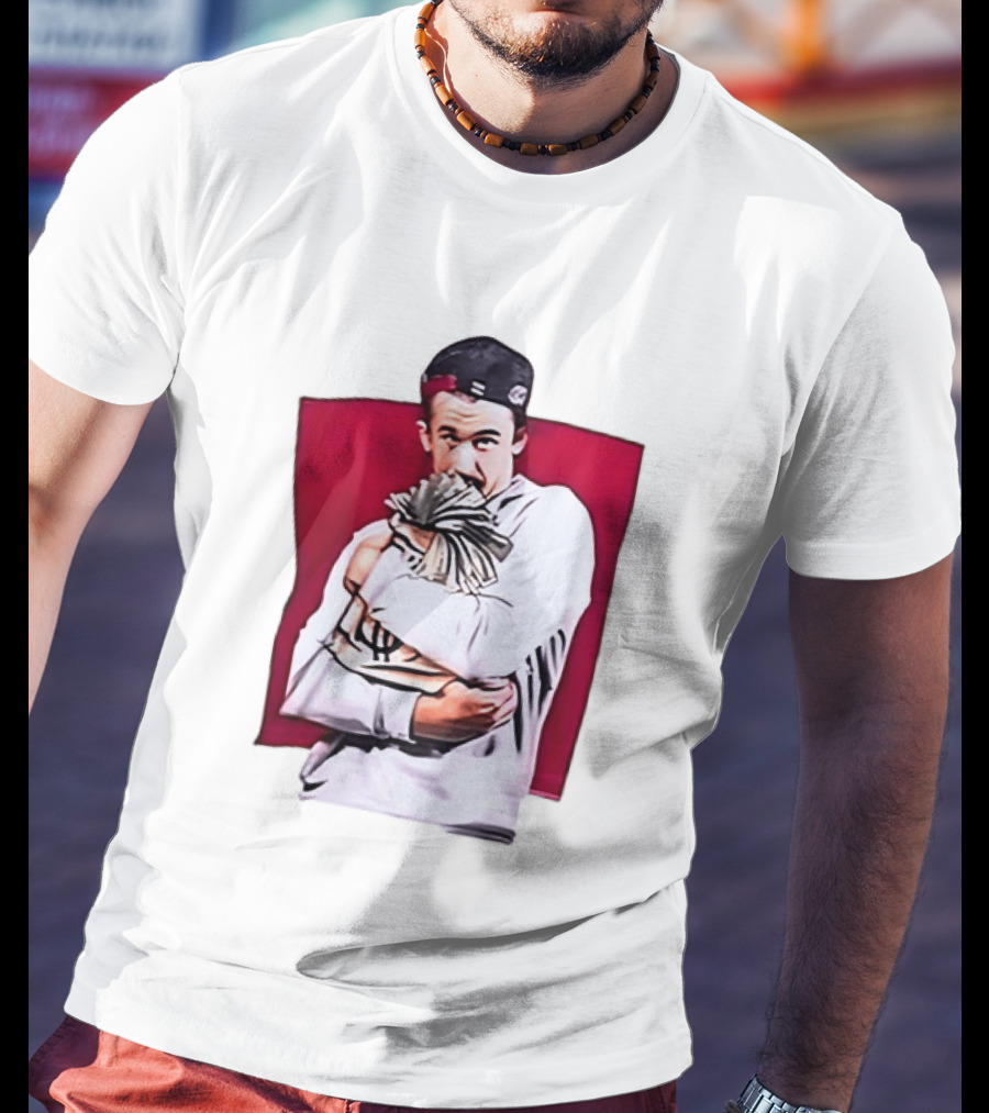 Ja Morant Holding Money Bag NBA Memphis Grizzlies T-Shirt