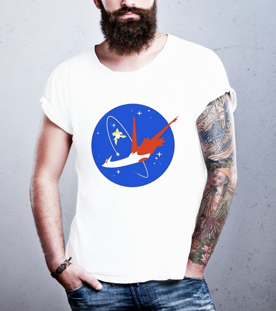 Latios And Latias Space Mission Pokemon T-Shirt