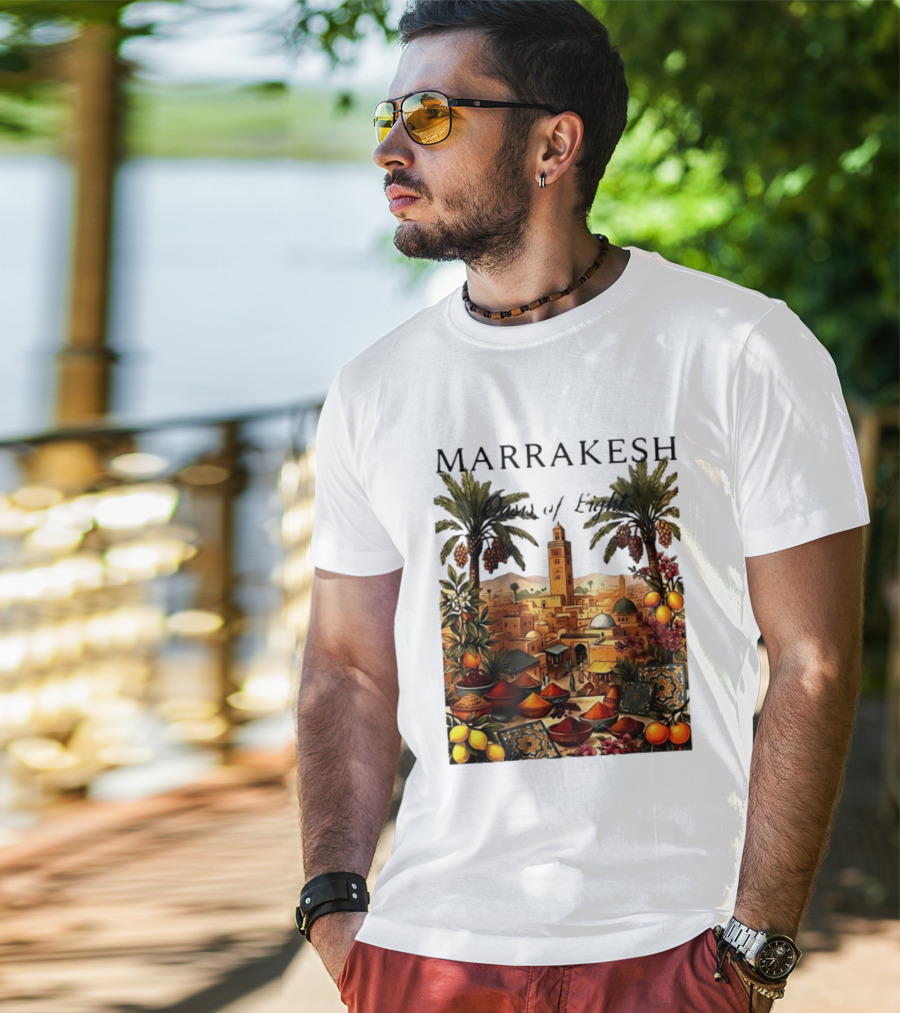Marrakesh Oasis Of Light Noise Spices And Good Vibes T-Shirt