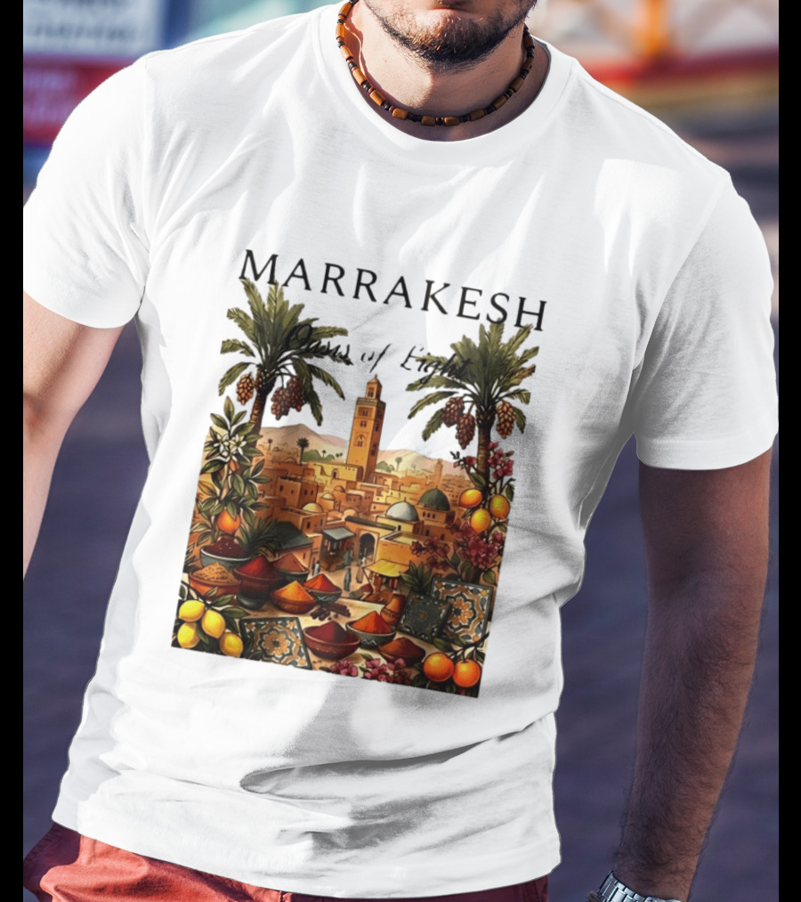 Marrakesh Oasis Of Light Noise Spices And Good Vibes T-Shirt