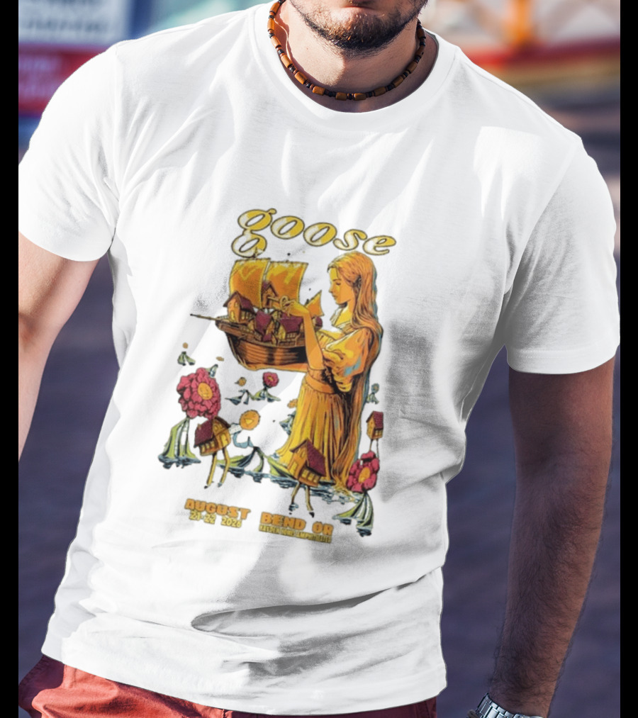 Goose Bend OR August 21 22 2026 Tour Goose Interdimensional Pizza Event T-Shirt