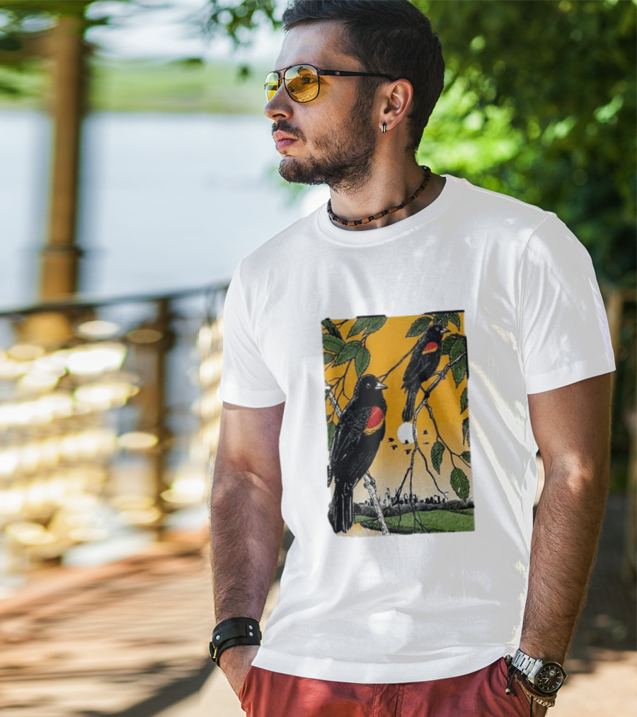 Gregory Alan Isakov Philadelphia August 21 2026 Red Winged Blackbirds City Skyline T-Shirt