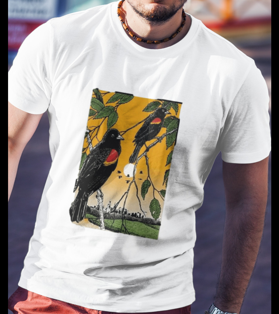 Gregory Alan Isakov Philadelphia August 21 2026 Red Winged Blackbirds City Skyline T-Shirt