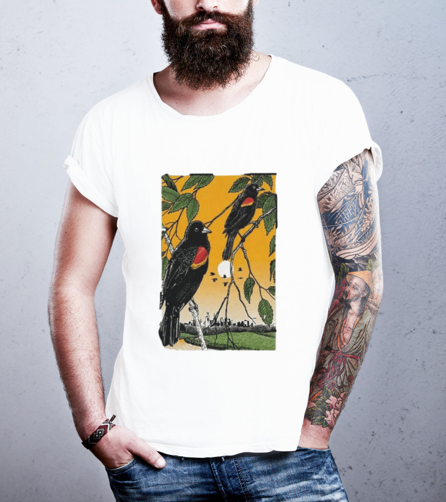 Gregory Alan Isakov Philadelphia August 21 2026 Red Winged Blackbirds City Skyline T-Shirt
