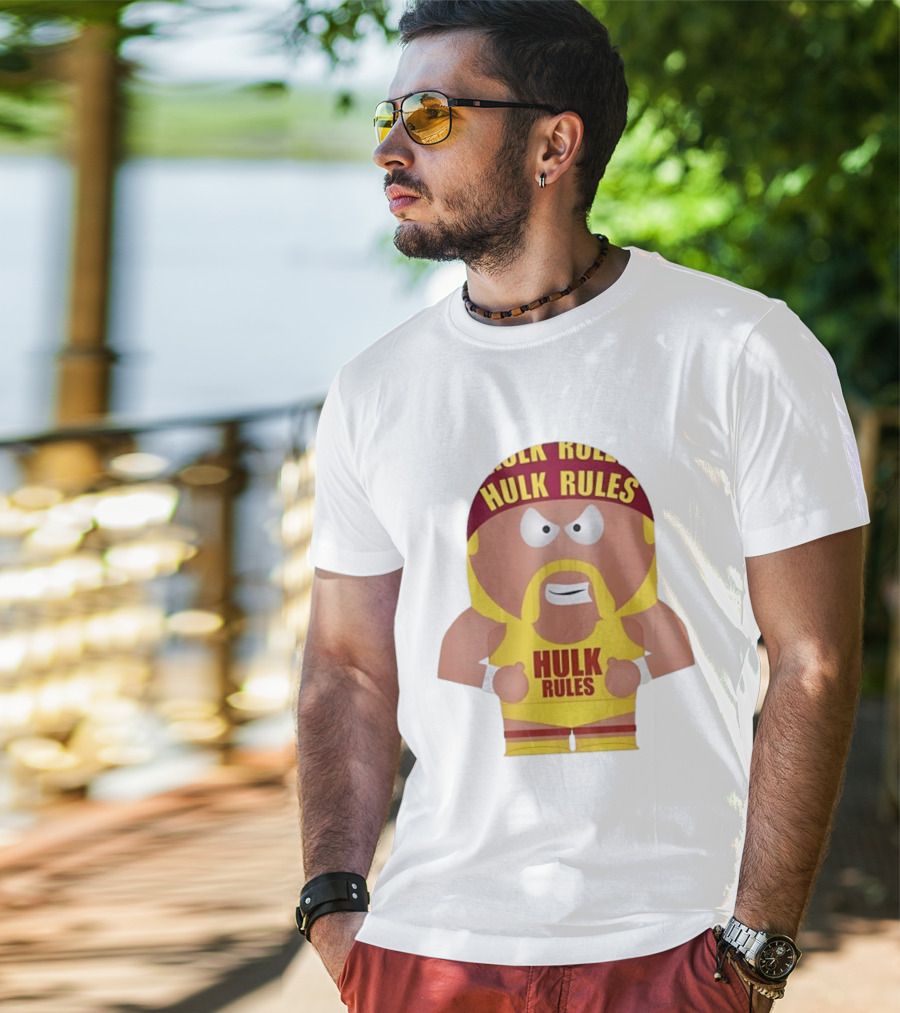 Hulk Hogan South Park Style Hulk Rules Wrestling T-Shirt
