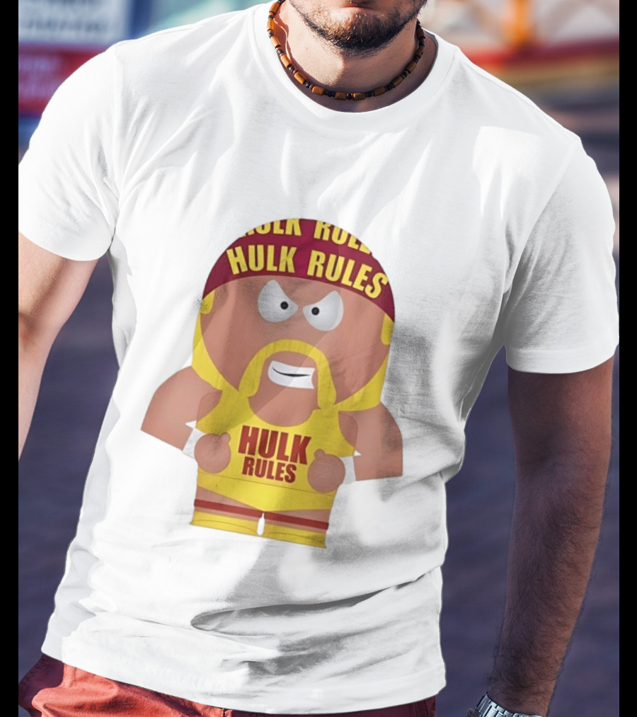 Hulk Hogan South Park Style Hulk Rules Wrestling T-Shirt