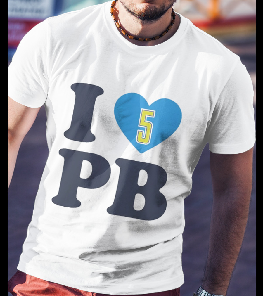 I Love Heart 5 PB Sports T-Shirt