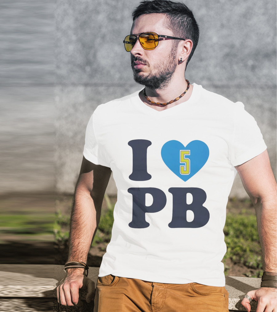 I Love Heart 5 PB Sports T-Shirt