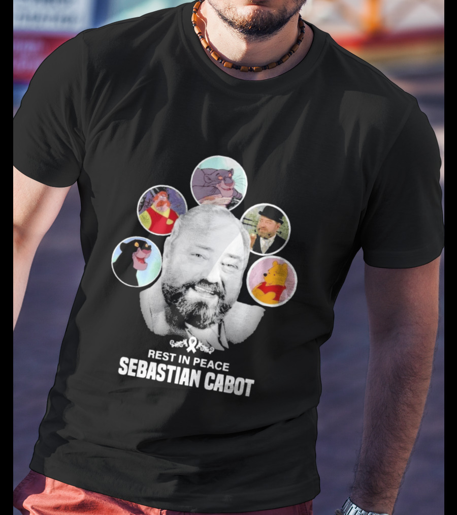 Rest In Peace Sebastian Cabot Disney Characters T-Shirt