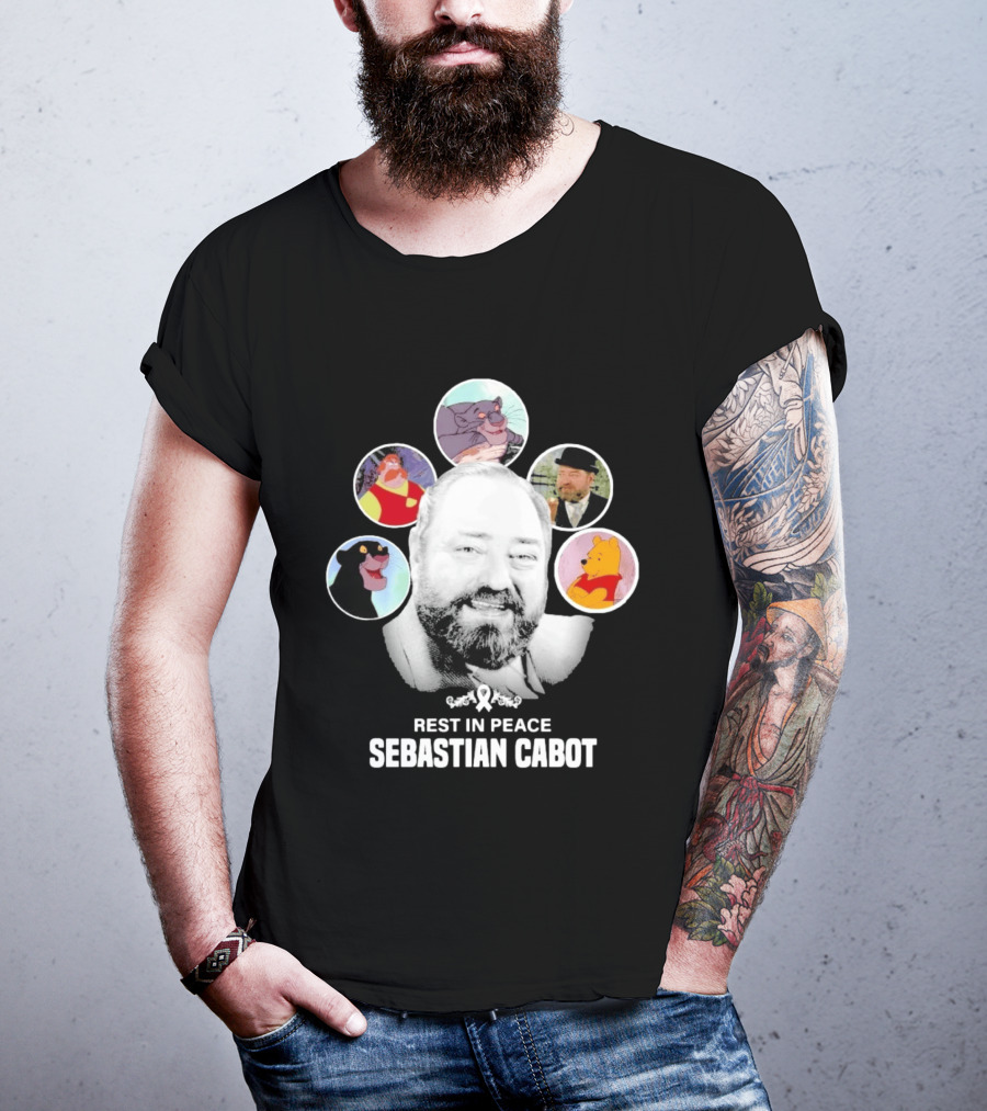 Rest In Peace Sebastian Cabot Disney Characters T-Shirt