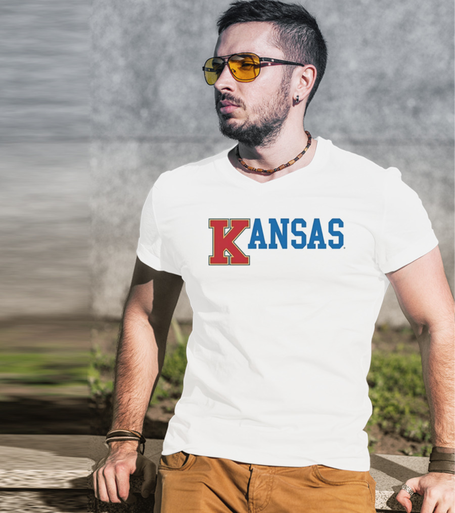 Kansas Jayhawks NCAA College Basketball KANSAS T-Shirt
