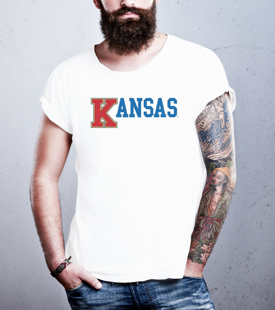 Kansas Jayhawks NCAA College Basketball KANSAS T-Shirt