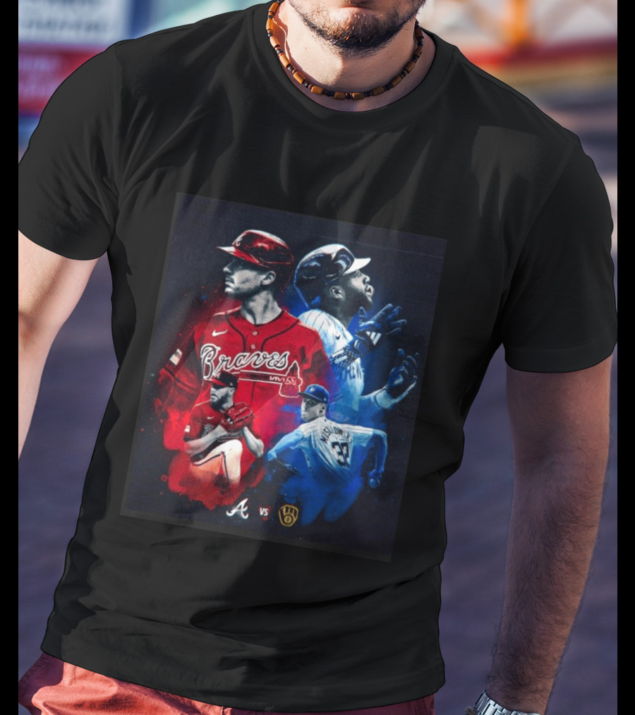 Braves Vs Brewers Showdown Chris Sale Jacob Misiorowski Pitching Duel In Milwaukee T-Shirt